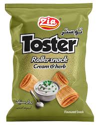Zia Toster Roller Snack Cream & Herb Flavoured Snack 50 Rs