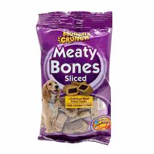 Meaty Bones Sliced Dog Treats with Chicken & Beef 140g