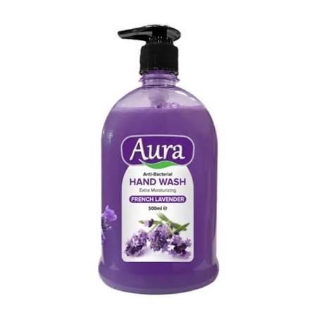 Buy Aura Hand Wash French Lavender Purple 500 ml