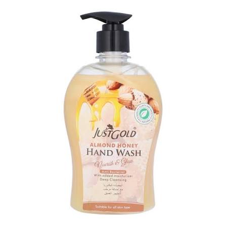 Just Gold Almond Honey Hand Wash Naturals And Glow 500ml