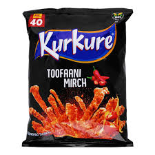 Kurkure Toofaani Mirch Chips, 40 RS