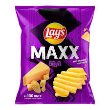 Lays Maxx Signature Cheese Flavored Chips Rs 100