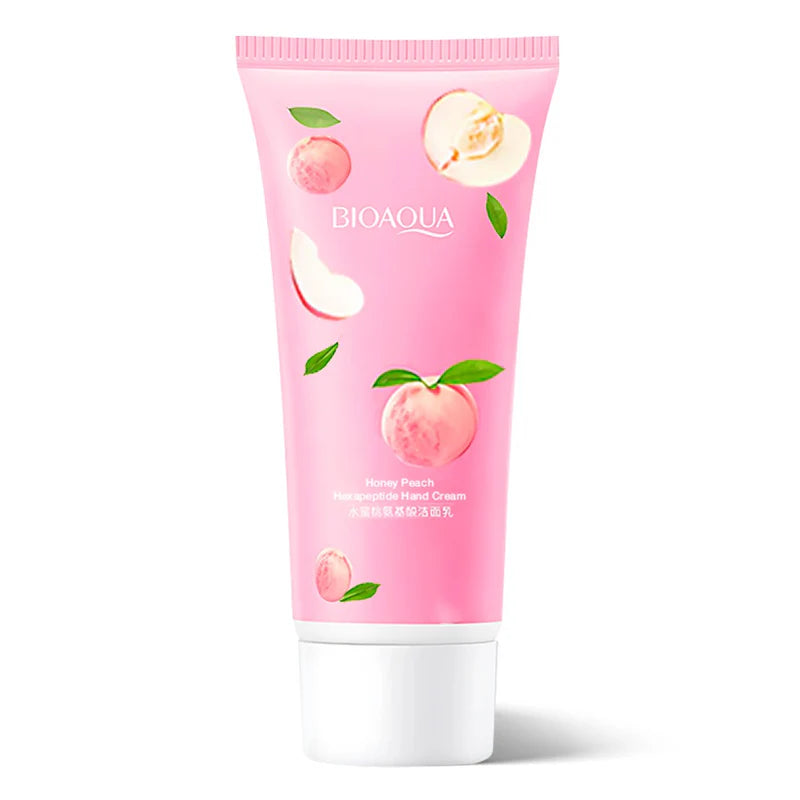 BIOAQUA Peach Extract Hexapeptide Ferment Hand Cream – 30g