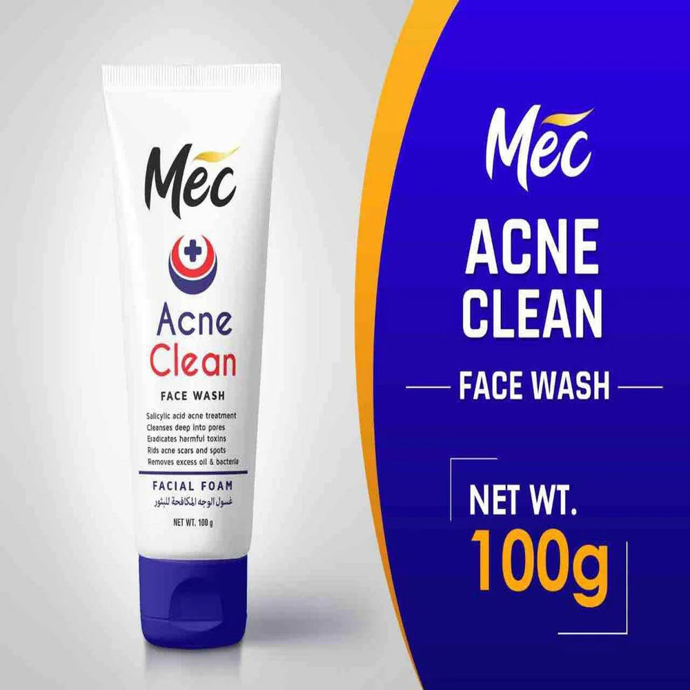 Mec Face Wash Acne Clean 100g