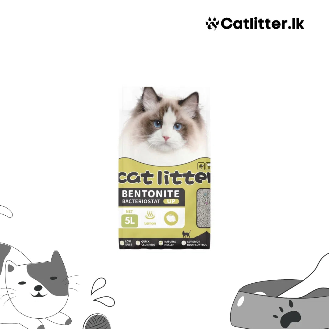 Mini Cat Bentonite Cat Litter 5L Lemon