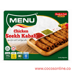 Menu Chicken Seekh Kabab 9PCS 245GM