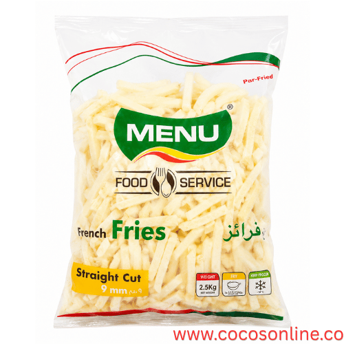Menu French Fries Straight cut 2.5kg