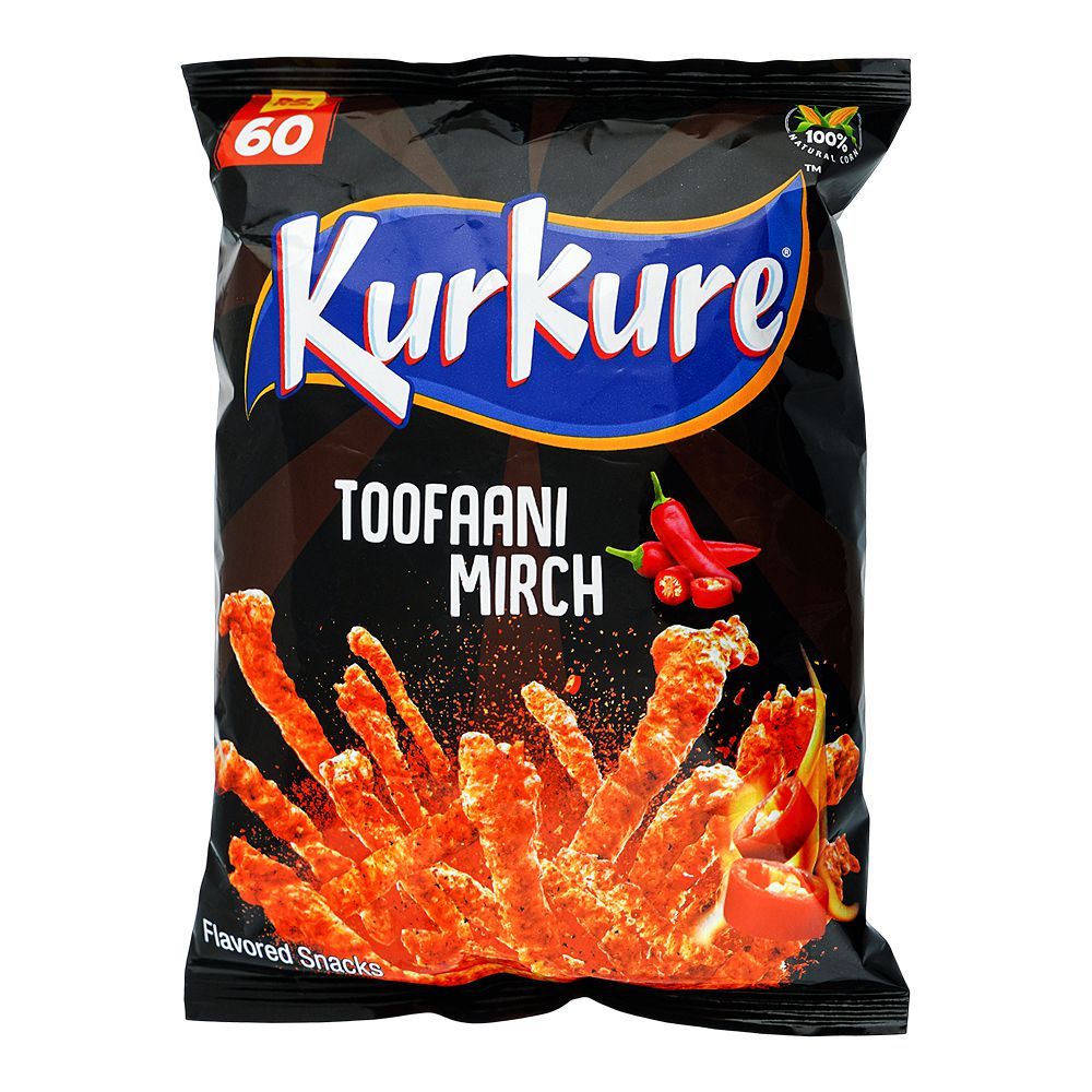 Kurkure Toofaani Mirch Chips, 56g