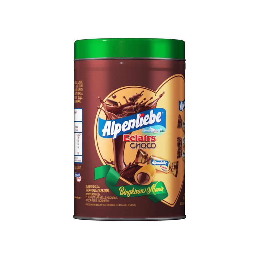 Alpenliebe Choco Eclairs Tin Special Ramadan Lebaran 144  gram