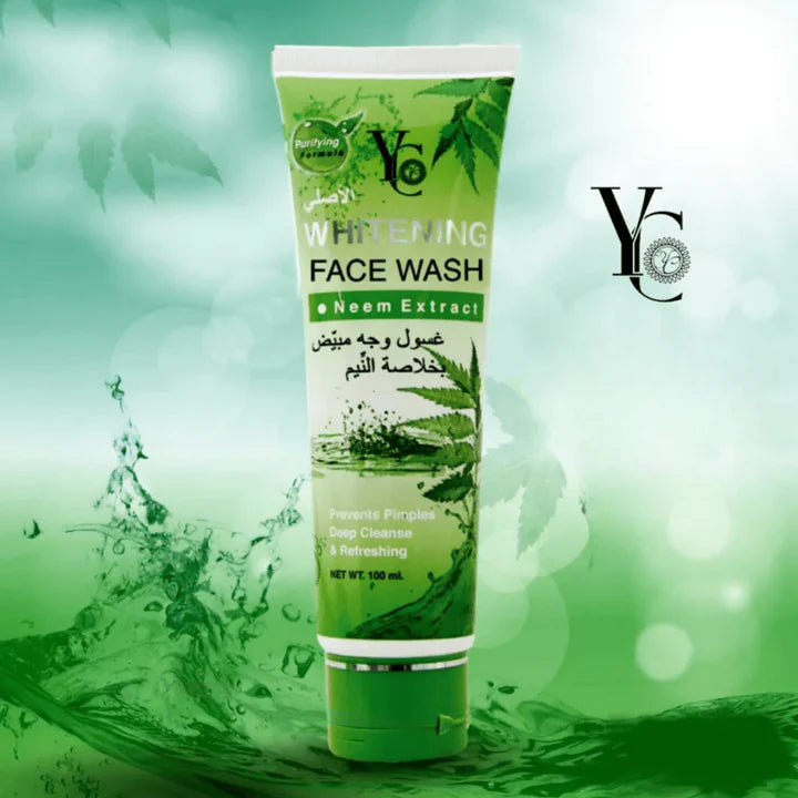 YC Whitening Face Wash, With Neem Extract, 100ml